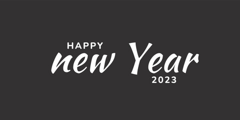 Happy New Year 2023 banner poster