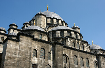 Located in Istanbul, Turkey, the New Mosque was built between 1597 and 1665.