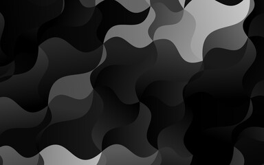 Dark Silver, Gray vector backdrop with bent lines.