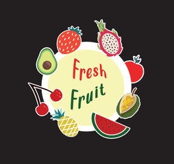 christmas card with balls