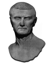 Marcus Licinius Crassus Roman General & Statesman Statue Bust Sculpture