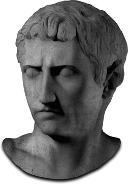 Augustus Octavian The First Roman  Emperor Statue Bust Sculpture