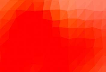 Light Red vector polygonal background.
