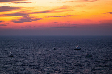 Naklejka premium Atardecer