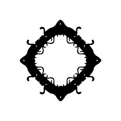 Text frame icon. Simple style big sale poster background symbol. logo design element. T-shirt printing. Vector for sticker.