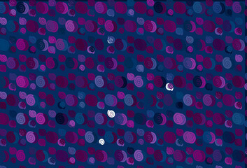 Light Pink, Blue vector template with liquid shapes.