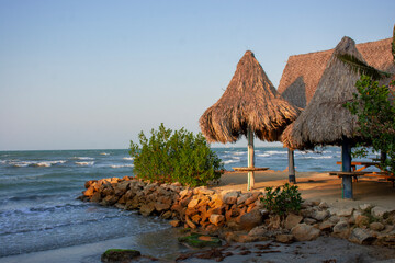 Coveñas Colombia landscape sunset sea beach