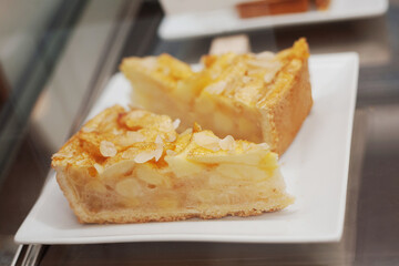 Delicious sweet pastry, cake, cookies for a festive Christmas table