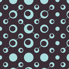 Seamless geometric style vector pattern design