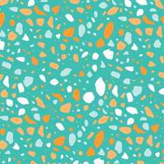 Seamless geometric abstract knitted pattern background.