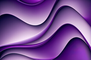 Fototapeta premium Violet wave abstract backdrop. Generative AI