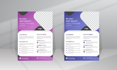 Health Care Medical Flyer template