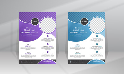 Health Care Medical Flyer template