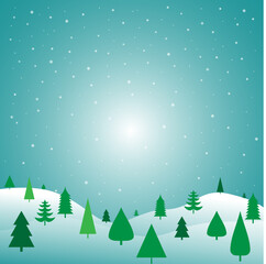 Christmas tree icon on a white background. Vector illustration