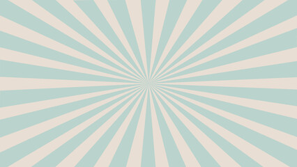 turquoise retro background with rays
