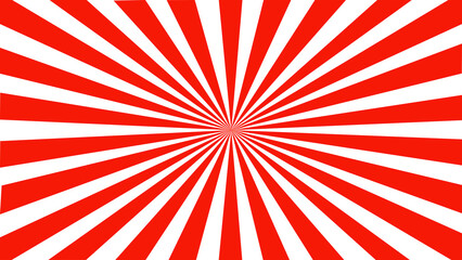 red retro background with rays © Lara