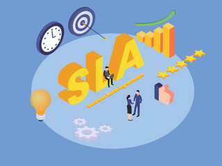 SLA Service Level Agreement acronym