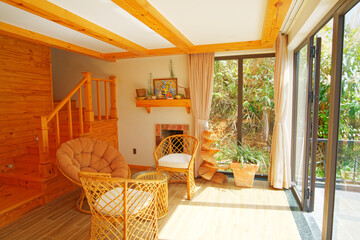 Interior of a Cottage in Da Lat, Vieynam