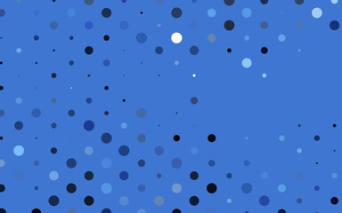 Light BLUE vector pattern with spheres.