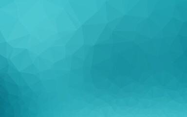 Fototapeta premium Light BLUE vector polygonal pattern.