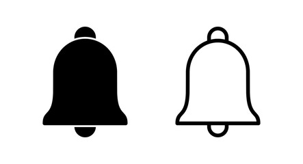 Bell Icon vector illustration. Notification sign and symbol for web site design
