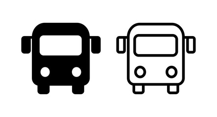 Bus icon vector illustration. bus sign and symbol. transport symbol