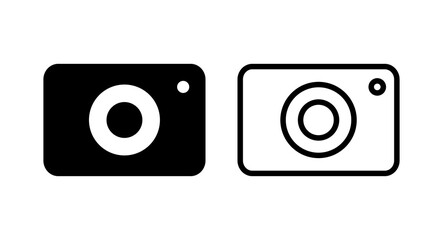 Camera icon vector illustration. photo camera sign and symbol. photography icon.