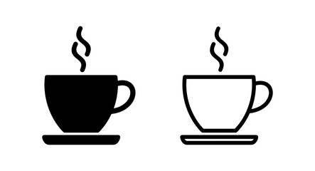 coffee cup icon vector illustration. cup a coffee sign and symbol