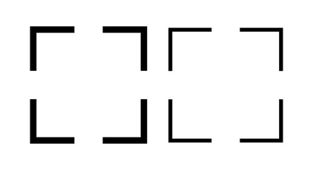 Fullscreen Icon vector illustration. Expand to full screen sign and symbol. Arrows symbol