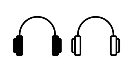 Headphone icon vector illustration. Headphone sign and symbol