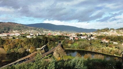 Fototapeta na wymiar Panorámica de Pontevedra, Galicia