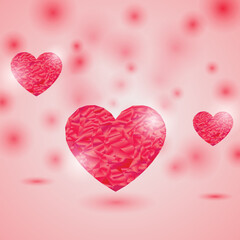 Valentine's day concept background. 