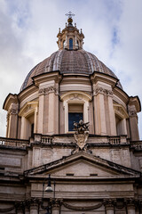 Exterior of baroque old church