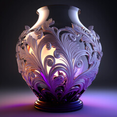 A vase portraiture. Generative AI