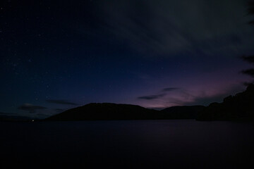 night sky with clouds
