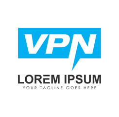 Chat Monogram Logo Initial Letters VPN