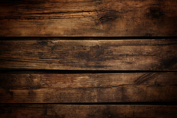 Naklejka premium Texture of wooden surface as background, top view