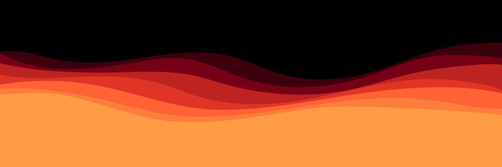 gradient color wave pattern vector illustration good for wallpaper, backdrop, background, web banner, and design template