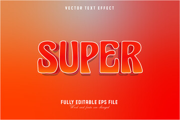 Super vector text effect