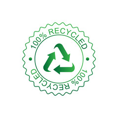 ecology icon vector. ecology bagde icon vector