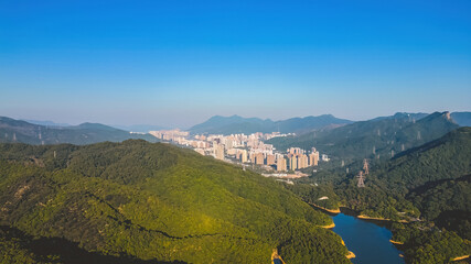 Kowloon Reservoir Dam, Kam Shan Country Park, Hong Kong 2 March 2022