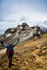 Dramatic clouds in the Rocky mountains - creative textured design element