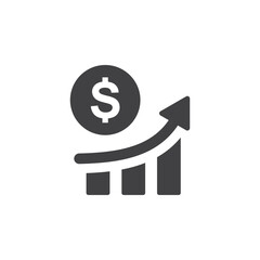 financial icon vector. finance icon vector illustration