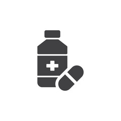 Fototapeta premium medicine icon vector. medicine icon vector illustration