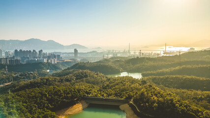 Shek Lei Pui Dam, Kam Shan Country Park, Hong Kong 2 March 2022