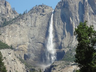 Yosemite Falls on Granite, Yosemite National Park, California