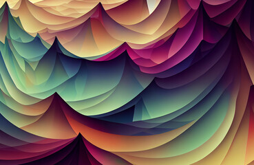 Obraz premium Colorful background texture, wavy silky black, red blue, green and other shades of colors beautiful, hot and flowing design with scaly, silky and floral artworks