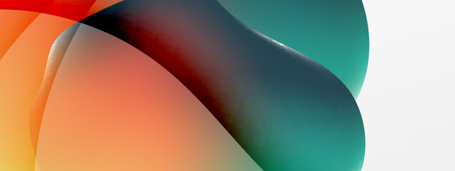Abstract background. Fluid gradient color wave template for wallpaper, banner, background or landing
