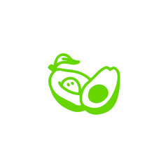 vector illustration of green kiwi fruit