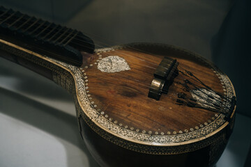 ancient Asian stringed musical instrument tanbur